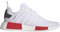 adidas NMD_R1 Shoes Men's, Size 8.5, Cloud White Cloud White Vivid Red, 42 EU