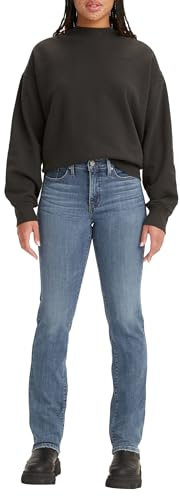 Levi's Damen 314 Shaping Straight Jeans, Lapis Gem, 28W / 30L