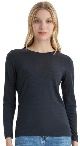 Merino Protect sous Vetement Laine Mérinos 100% pour Femme Lingerie Thermique Vêtement Intime Doux Idéale pour Randonnée Ski