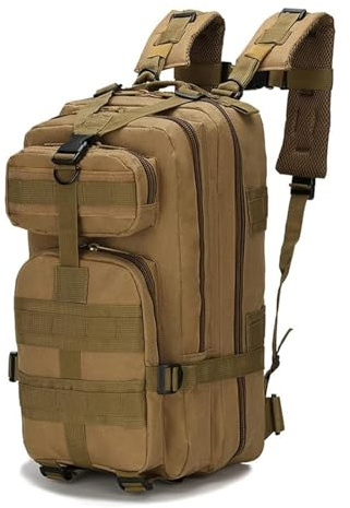 CINGHI LUSSO Tactical Backpack 25L Military Backpack Travel Backpack Mens School Bag Rucksack for Men Hiking Backpack Bag for Sports