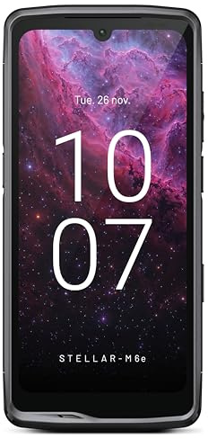 CROSSCALL Smartphone Stellar-M6E (5G - Écran 6,1 Pouces - 50 MP - Nano SIM/eSIM - Android 14 - Noir)