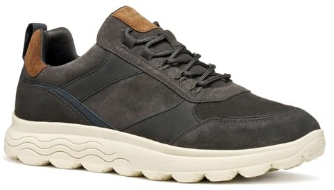 Geox U SPHERICA Baskets pour Homme, Marron, 46 EU, Marron, 46 EU