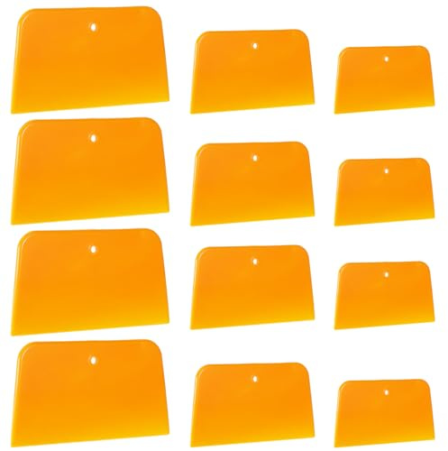 12 Stück Spachtel Set Malerspachtel Kunststoff Automotive Body Filler Spreade Autospachtel Reparatur Set für Auto-Karosserie-Reparaturen Folien Füllstoffen Lackreparaturen Spachtelmassen Glasuren