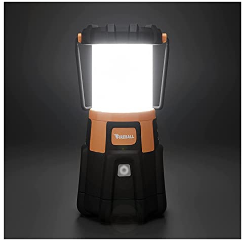 Lanterne alimenté par batterie | 1000 lumen plus brillante LED Ouragan, urgence, tempête, lumière de camping | Torche à piles | 4 modes, gradation, résistant à l'eau