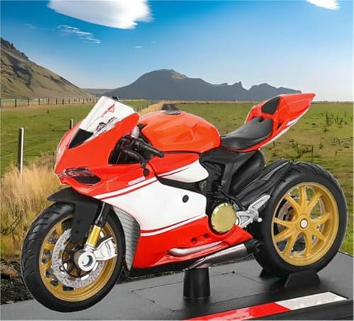 Leksaksmotorcykel Diecast Metal För Model 1:18 Samling Present Till För Ducati 1199 Superleggra