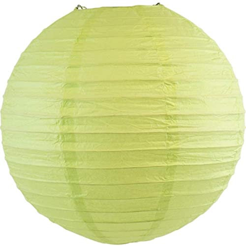 Stück Papierlaternen, mehrfarbig, chinesischer, runder Ball für Partys, hängende Laternen, Geburtstagsdeko, Duschenzubehör, hellgrün, 20,3 cm