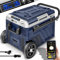 tillvex® Kompressor Kühlbox elektrisch 40-60 Liter | Elektrische Gefrierbox WIFI-APP-Steuerung 12/24 V 230V | Kühlschrank bis -20 °C für Auto, Lkw, Camping (Navyblau, 40 Liter)