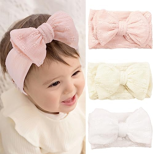 Fashband Diademas para bebés Bowknot Bandas elásticas para el cabello Lindos accesorios para el cabello para niños pequeños (I)