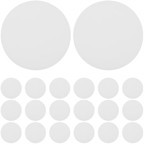 ABOOFAN Led Downlight Diffusionsplatten 20 Stück 2.32 Zoll Kunststoff Lampenschirme Blendfreie Abdeckung Für Deckeneinbauleuchten Gleichmäßige Innenbeleuchtung