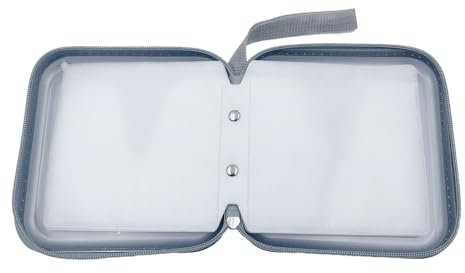 ONEBO 1 Stück Fassungsvermögen 40 Tragbarer CD Tasche