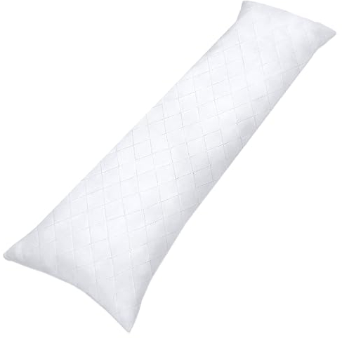 Totsy Baby Kissenfüllung für Seitenschläferkissen Schwangerschaftskissen 40x200 cm Einlage für Kuschelkissen Schlafkissen Pregnancy Pillow Stillkissen Kissen für Erwachsene Seitenschläfer Weiß