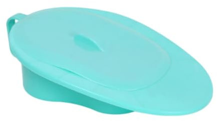 Milageto Padella per letto, vasino con manico, spesso, capacità, con coperchio, orinatoi personali, toilette portatile per uomini e donne costretti a