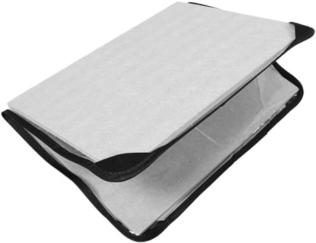 OFFSCH Tablero Plegable para Rompecabezas de 500 Piezas con Funda Antipolvo Fieltro Grueso Antideslizante Protector Portátil para Almacenamiento y Montaje Casa o Viajes Color Plata