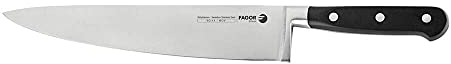 Fagor Couper Cuchillo Profesional Cocina de Chef o Cebollero 25 cm Hoja Acero Inoxidable Grosor 4 mm, Ideal para Cortar, Picar y Filetear Carnes, Pescados y Verduras, Mango Ergonómico