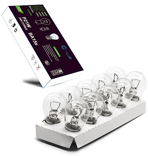 LIGHTWORLD24 10 x P21W 24V 21W BA15s Kugel-lampe Bremslicht Rückfahrlicht Tagfahrlicht Birne BLINKER TRAKTOR LKW Außenlampe OLDTIMER