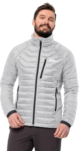 Jack Wolfskin Routeburn Pro Ins JKT M Chaqueta, Gris Fresco, s Hombre, gris fresco, S