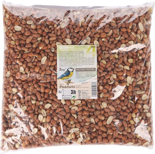 Flamingo Nourriture pour Oiseaux Sauvages – qualité Premium – Cacahuètes décortiquées – Forte teneur en Huile – 3kg