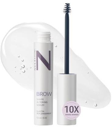 NULASTIN Shape Altering Eyebrow Serum - Brow Serum to Shape & Define - Improves the Appearance of Sparse Eyebrows for a Fuller Look - Enriched with Hair-Strengthening Ingredients (0.1 Fl Oz)