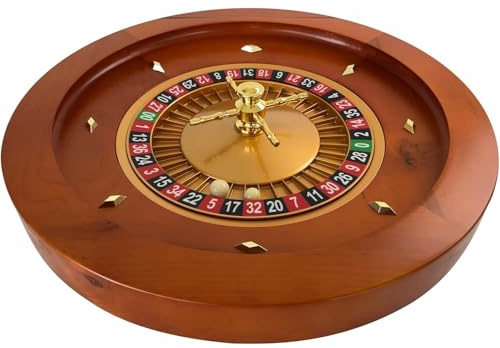 Wooden Roulette Wheel Portable Casino Roulette Wheel Turntable Leisure Table Games for Home Professional Use Or Night Party Party Game Entertainment Package