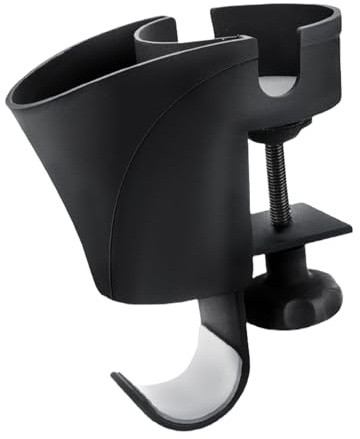 Zuoeay Morsetto multifunzione da scrivania su supporto per cuffie, con portabicchieri e portapenne, organizer da scrivania per casa e ufficio