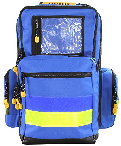 Nötfallsryggsäck MEDICUS M nylon 48 x 35 x 23 cm olika färger, färger: blå