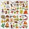 Qpout Western Cowboy Temporäre Tattoos Kindertattoos, Cartoon Western Wild Wasserdichte gefälschte Tattoos Aufkleber West Party Rodeo Party Kindergeburtstag Mitgebsel Cowboy Party Dekor