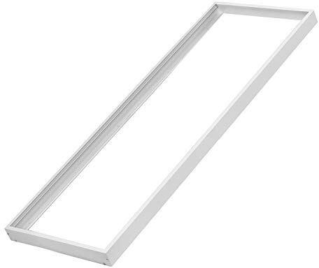 Maclean MCE542 ram för LED-panel 1195 x 295 mm takmontering väggmontering monteringssats installationssats aluminium