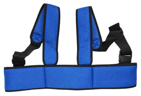 J U H U T O N G Cinturón de asiento para silla de ruedas, cinturón de seguridad ajustable, arnés de seguridad ajustable, soporte transpirable para pacientes mayores, correas de sujeción (estilo 1