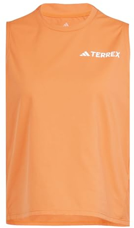 adidas Mujer Terrex Multi Climacool Tank Top, Semi Impact Orange, XS