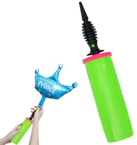1 Pcs Handheld Balloon Pump,Balloon Manual Pump Blower Pump,Effortlessly Hand Manual Inflator for Party Decoration Balloons, Arch Kit, Garland, Foil & Confetti Balloon(Green)