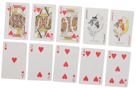 SKISUNO Braille Playing Cards Games Card Games Blind People Gadgets Impaired Print Impairment Visually Learn Jumbo Paper