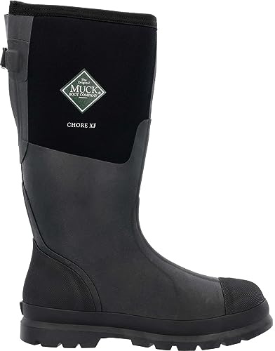 MUCK Men's Wide Calf Chore Tall Boot, Black, Size 11(M)