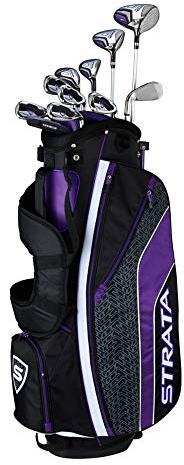 Strata Ultimate 16-teiliges Golfpaket-Komplettset, Purple