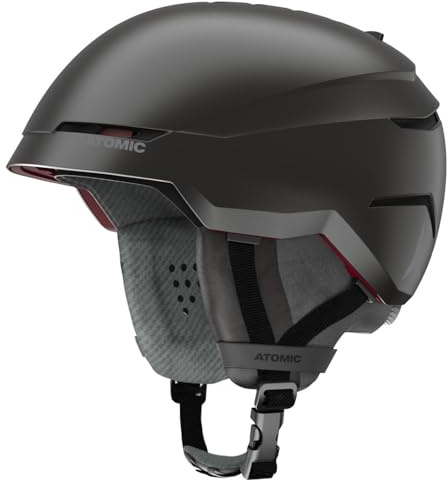 ATOMIC Savor AMID Skihelm in Schwarz Größe M - Unisex für Erwachsene - 360° Fit System - Überlegener Aufprallschutz - Aircon Belüftungssystem - Kopfumfang 55-59 cm