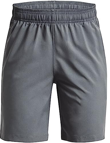 Under Armour Boys' UA Woven Graphic Shorts, Short de sport léger, confortable et ample pour adolescents, short pour garçon