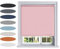 Lister Cartwright Blackout Plain Roller Blinds Windows Blind Easy Fit Child Safety Included (Pink, 60 cm Width x 160 cm Drop)