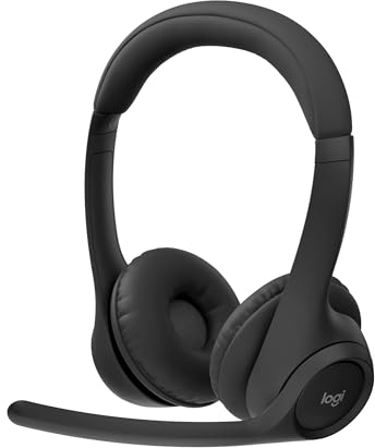 Logitech Zone 305 for Business, casque Bluetooth sans fil avec microphone, pour Microsoft Teams, compatible avec Windows, Mac, Chrome, Linux, iOS, iPadOS, Android - Noir