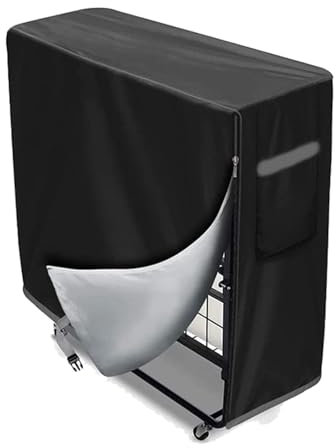 ZYHUI Bed Storage Cover Mattress Bags for Moving Oxford Fabric Dust Sheets for Furniture Folding Chairs Covers for Sofa 210D Waterproof Beach Chair Cover (Black, 210D, 99*38*114cm)