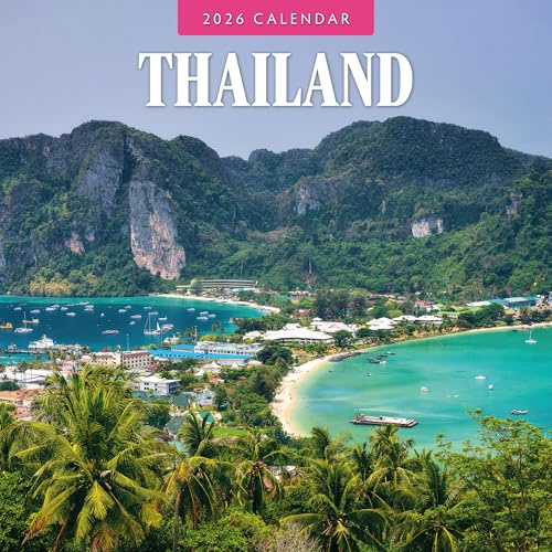 Thailand - 2026 Square Wall Calendar - by Red Robin Publishing