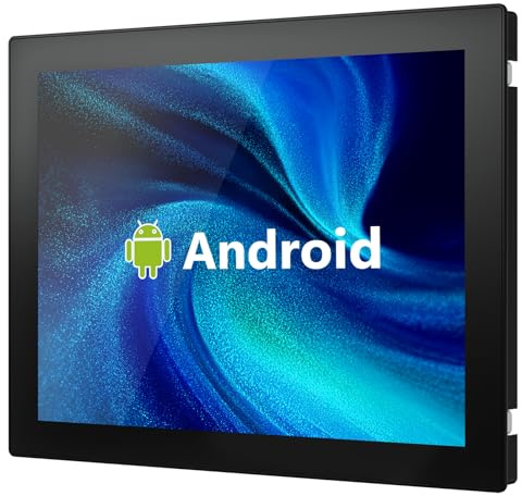 NORQIN 19-Zoll Android 11 Industrie-Panel-PC,IP65 Front-Touch Embedded-Interaktives Touchscreen,Kapazitive Multi-Touch-Tafel,HDMI/LAN/COM/USB/WLAN/BT,Für Kioske,Kassen & Fabriken(8GB RAM,128GB ROM)