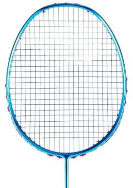 ZQINGQING Badminton Set Raqueta de bádminton 82 g y 14 kg Fibra Carbono con Revestimiento Antipolvo. Ataque Profesional(1Pcs Blue Sacks)