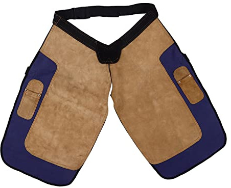 Phefop Delantal de Herrador Delantal de Limpieza de Herraduras de Trabajo de Herrador con 2 Bolsillos Reforzados para Herramientas Hecho de Lona Accesorios para Establos
