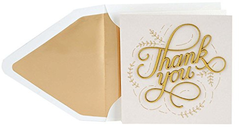 Hallmark Signature Thank You Card, Thank You So Much (Nurses Day Card, Teacher Appreciation, Healthcare Worker Gift)