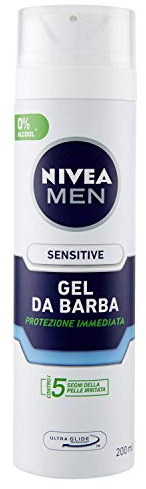 Nivea Men Gel Barba Sensitive, 200ml