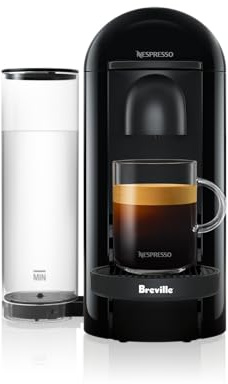 Nespresso Vertuo Plus Coffee and Espresso Maker by Breville, Ink Black