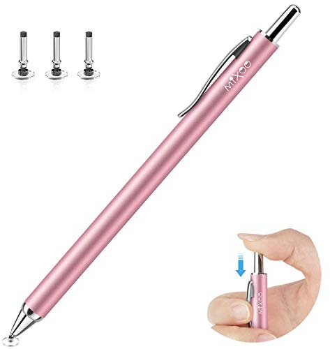 Mixoo Switch penna, surfplattepenna för alla surfplattor, pekskärm penna universell stylus med 3 utbytbara skivtips, kompatibel med iPad, smartphones, Huawei, Samsung Galaxy Tablet