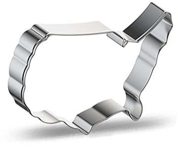WDYJMALL United States of America USA Map Shape Cookie Cutter