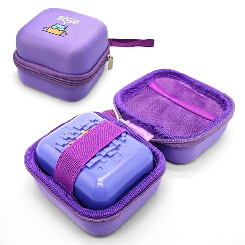 Sternstunde Bitzee Tragetasche - Elektronische Haustiere Aufbewahrungstasche für Bitzee Interaktives Spielzeug - Schützende Hülle für Bitzee Virtual Electronic Pets Zubehör - Lila