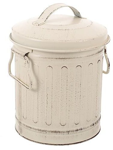 MILISTEN Ascheeimer Aus Mit Deckel Kamin Zubehör Eimer Für Die Sichere Lagerung Von Asche Robuster Aschebehälter Für Kamin Und Grill Vintage