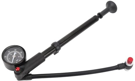 ZAWELIYO Shock Pump High Pressure 300PSI Fork Suspension Pump for Mountain Bike Motorcycle with 2 Stage Leak Proof Valve Head for Schrader Valve Connection